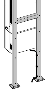 Piédestal borne Wallbox Keywatt AC/DC